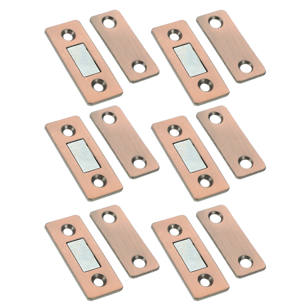 6 Sets Wardrobe Magnetic Catches Furniture Catches Cabinet Door Latches