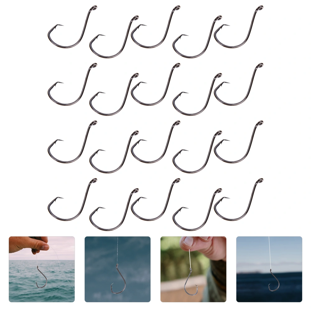 100Pcs Professional Fishing Gear Wear-resistant Fish Hooks Convenient Angling Hooks