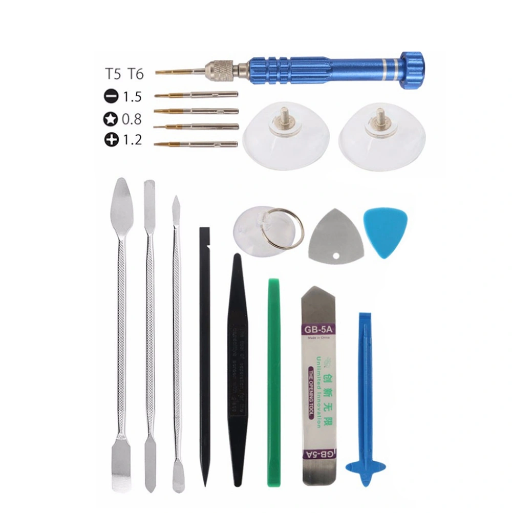 14-in-1 Professional Mobile Phone Repairing Opening Tools Pry Spudger Screwdriver Kit for Mobile Phones iPhone