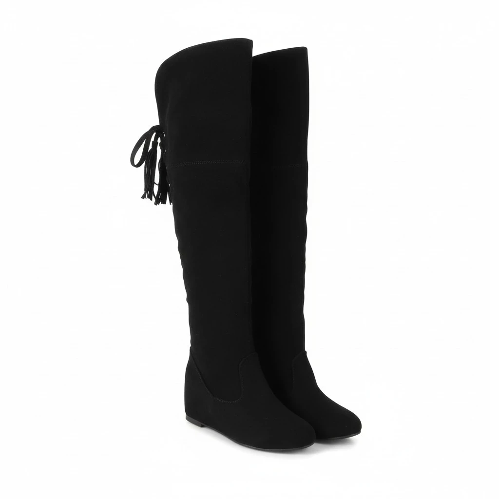 1 Pair of Over-knee Boots Fashion Within Increased Long Boots For Women Lady