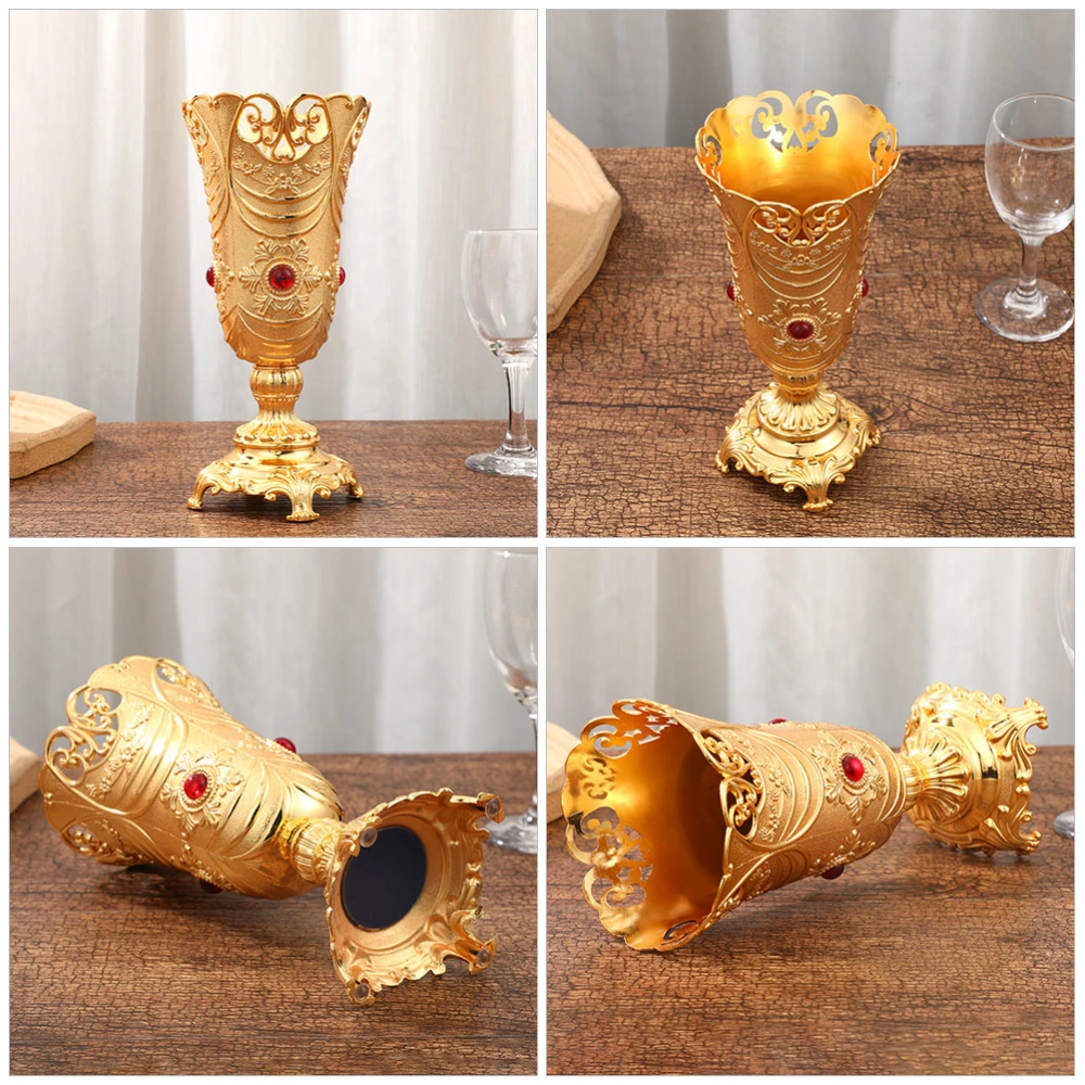 European Style Vase Desktop Decorative Retro Flower Arranging Vase Flower Holder