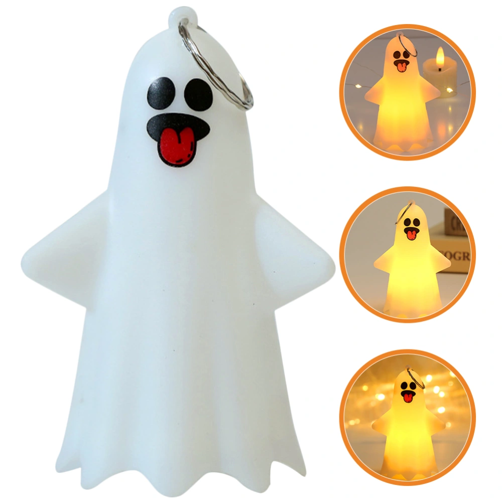 Ghost Light Pendant Key Chain Charm Decor Backpack Bag Purse Handbag Hanging Decor