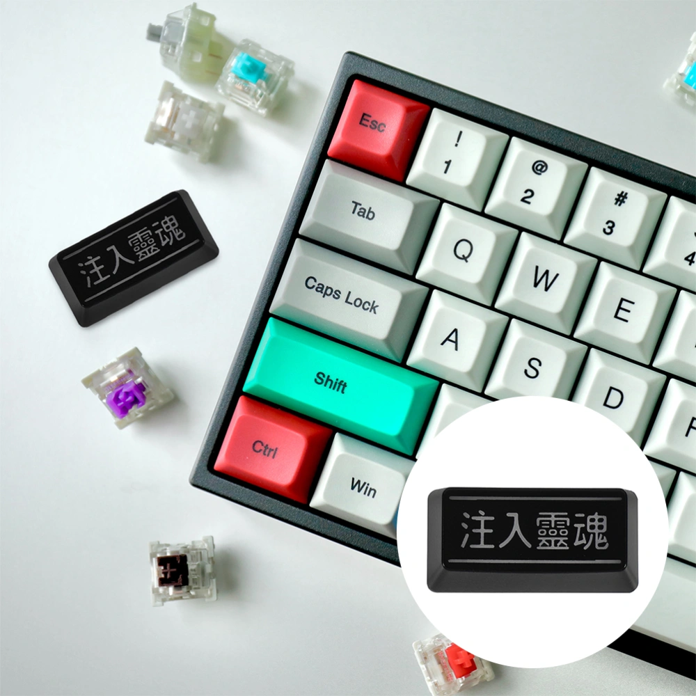 Enter Key Replacement Key Cap See Through Key Cap for Gaming Mechanical Keyboard