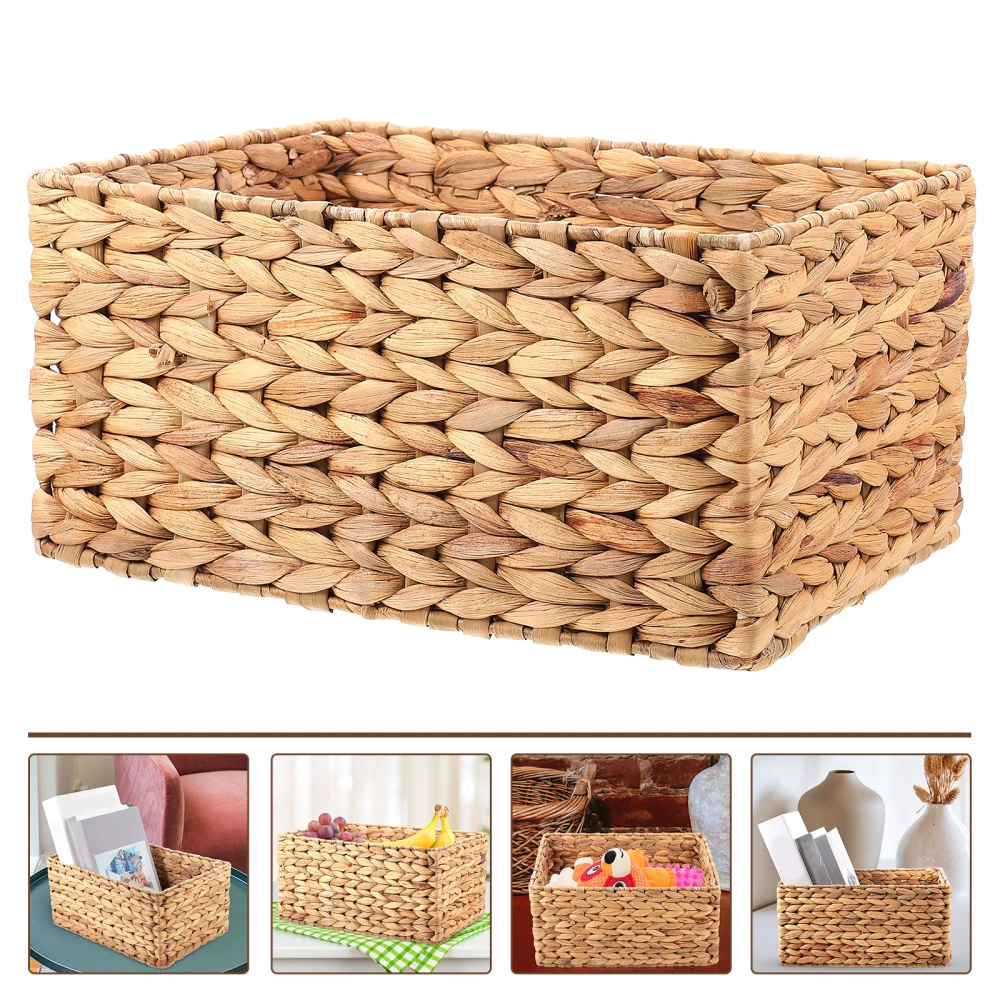 Woven Storage Baskets Woven Tabletop Serving Basket Decorative Dried Flower Basket