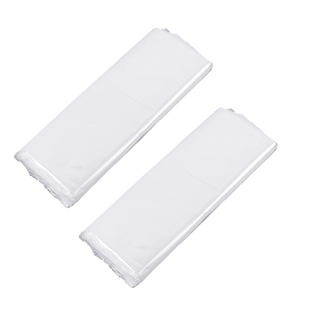 100pcs Transparent POF Shrink Wrap Film Bags Heat Seal Packing Bag 10x16cm