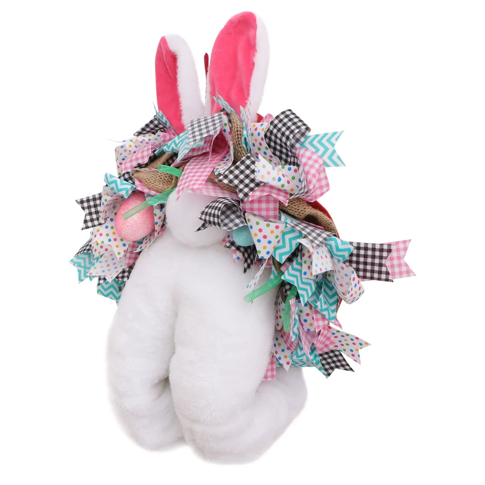 1pc Home Easter Ornament Rabbit Garland Decoration Festival Layout Decor