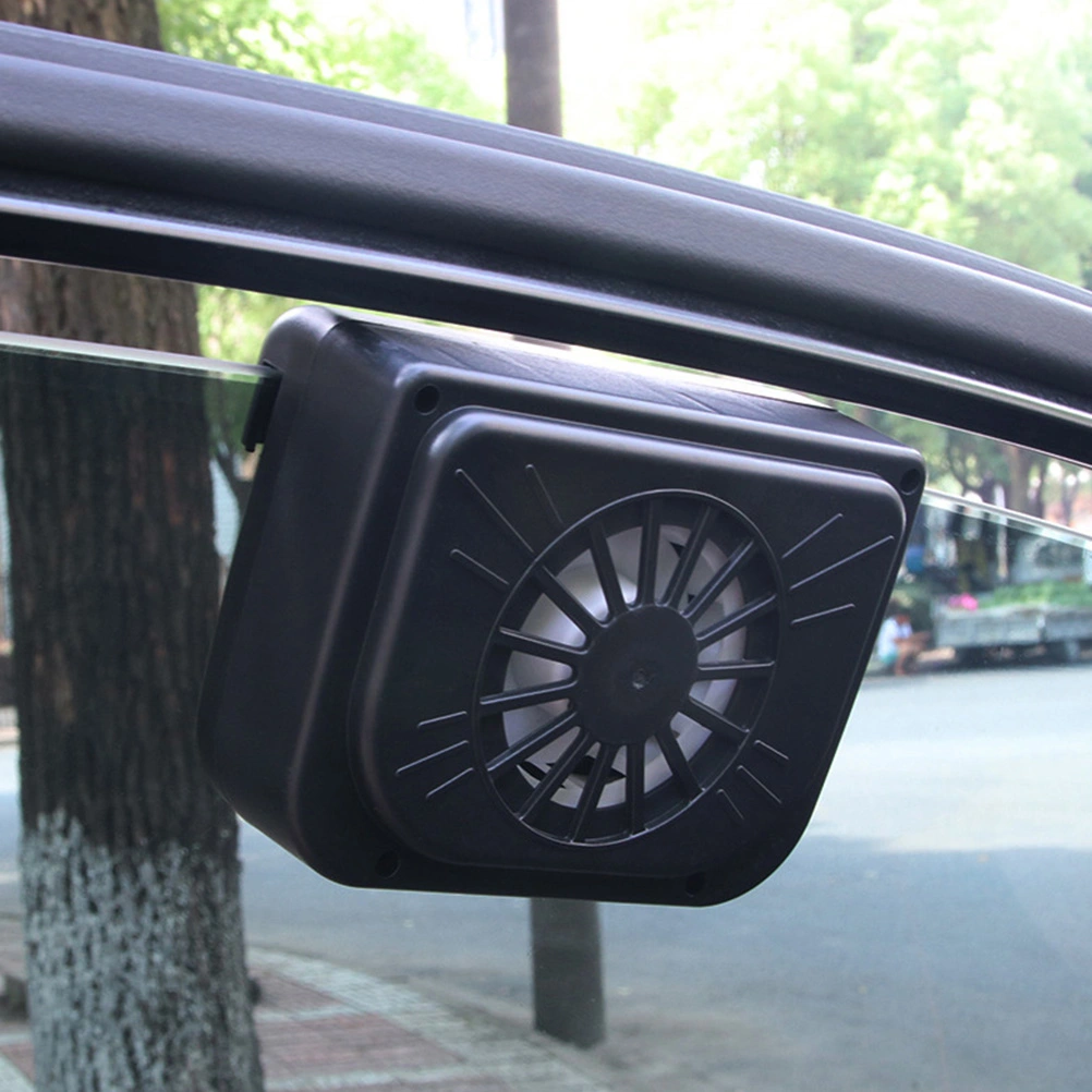 Sun Power Car Fan Air Vent Cool Cooler Ventilation System Radiator Exhaust Fan