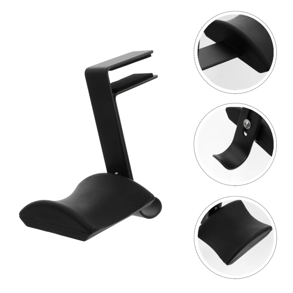 Headphone Rack Metal Under Desk Clamp Hook Adjustable Headset Hanger Mount