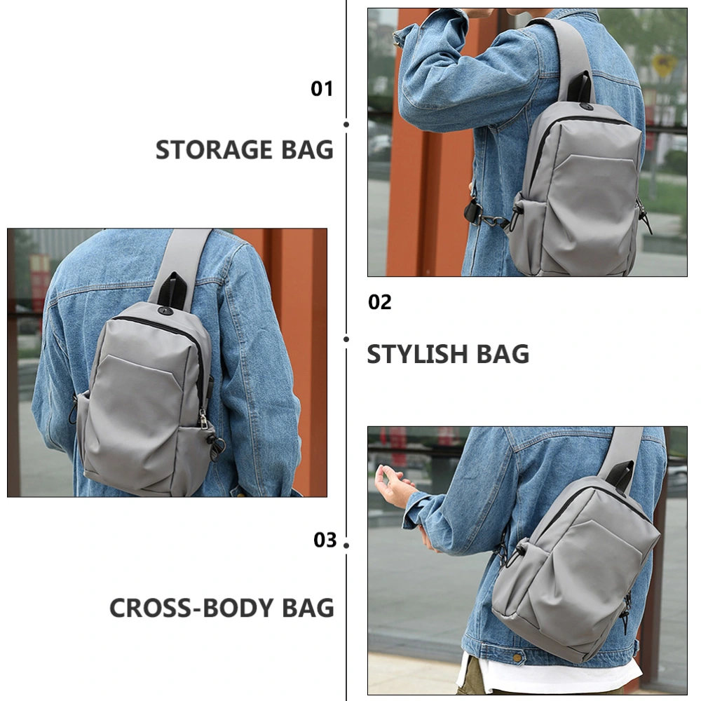 1Pc Versatile Cross-Body Backpack Creative Chest Bag Stylish Chest Pouch for Travel