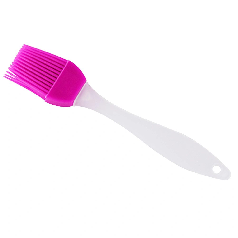 Heat Resistant Pastry Brush Colored Basting Brush for Barbecue Cakes Pastries(Rose Red)