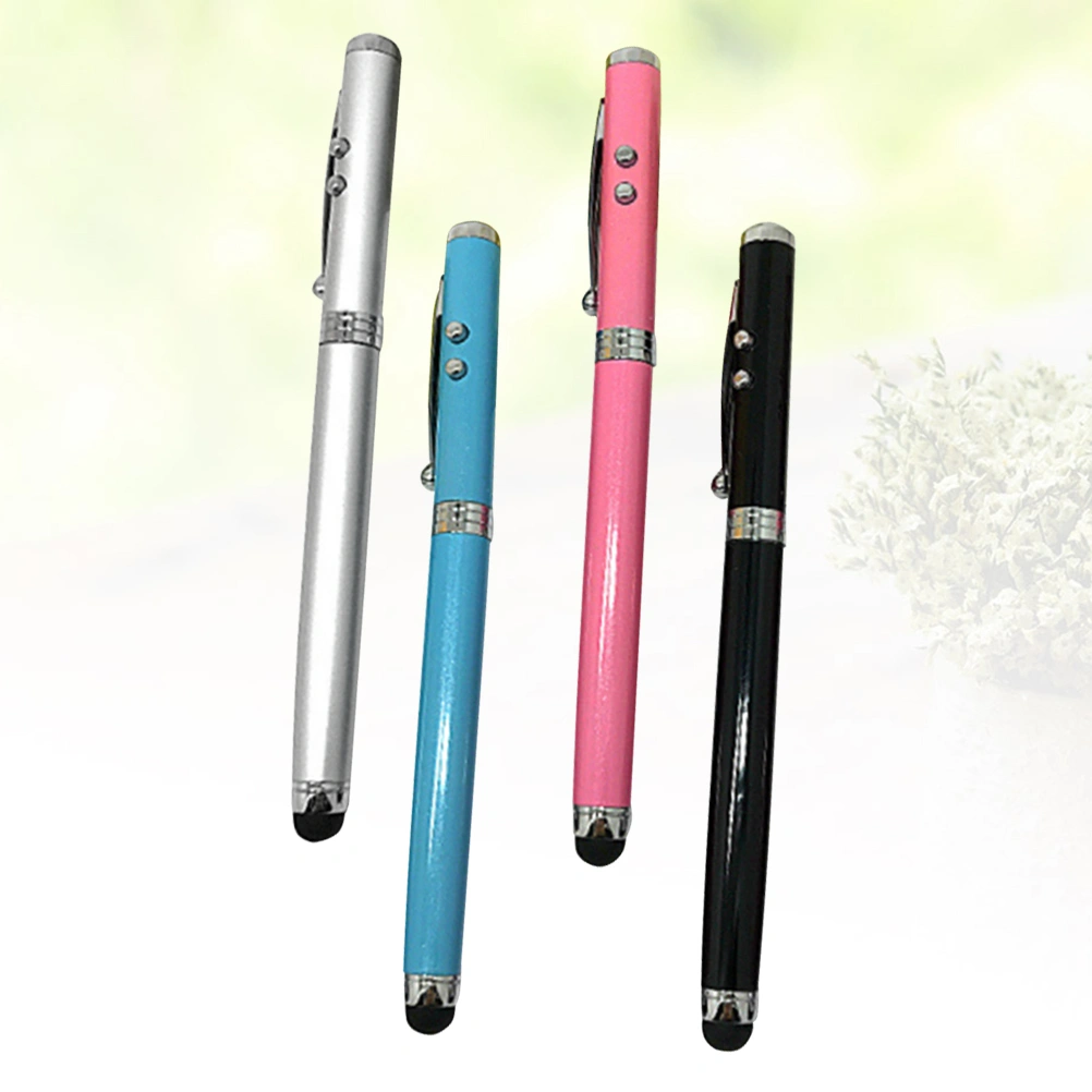4Pcs Multi-purpose Touchscreen Pens Capacitive Stylus Pens Universal Writing Tool Office Supplies