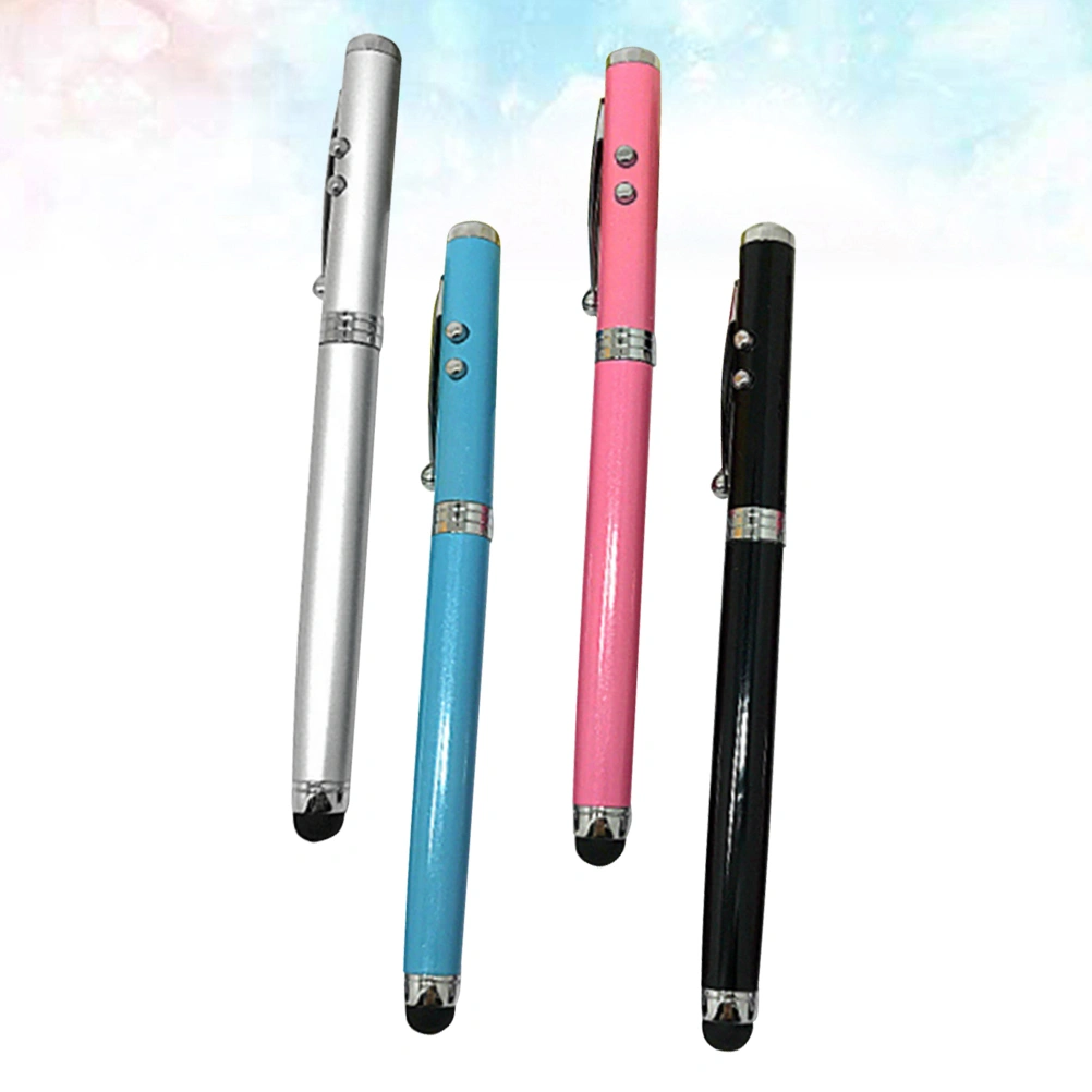 4Pcs Multi-purpose Touchscreen Pens Capacitive Stylus Pens Universal Writing Tool Office Supplies