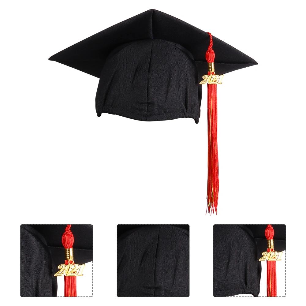 1pc Graduation with 2021 Tassel Trencher for High School and Bachelor