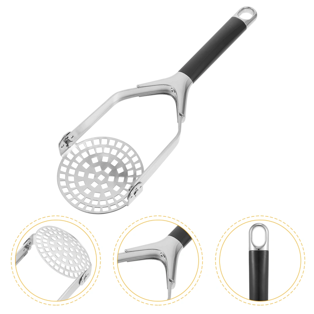 1pc Stainless Steel Potato Masher Manual Mud Press Tool Thickening Potato Ricer