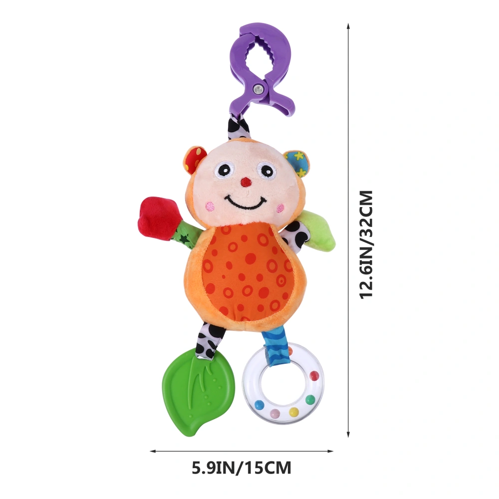 1PC Rattles Toy Lovely Animal Shape Rattle Hanging Doll for Baby Toddlers