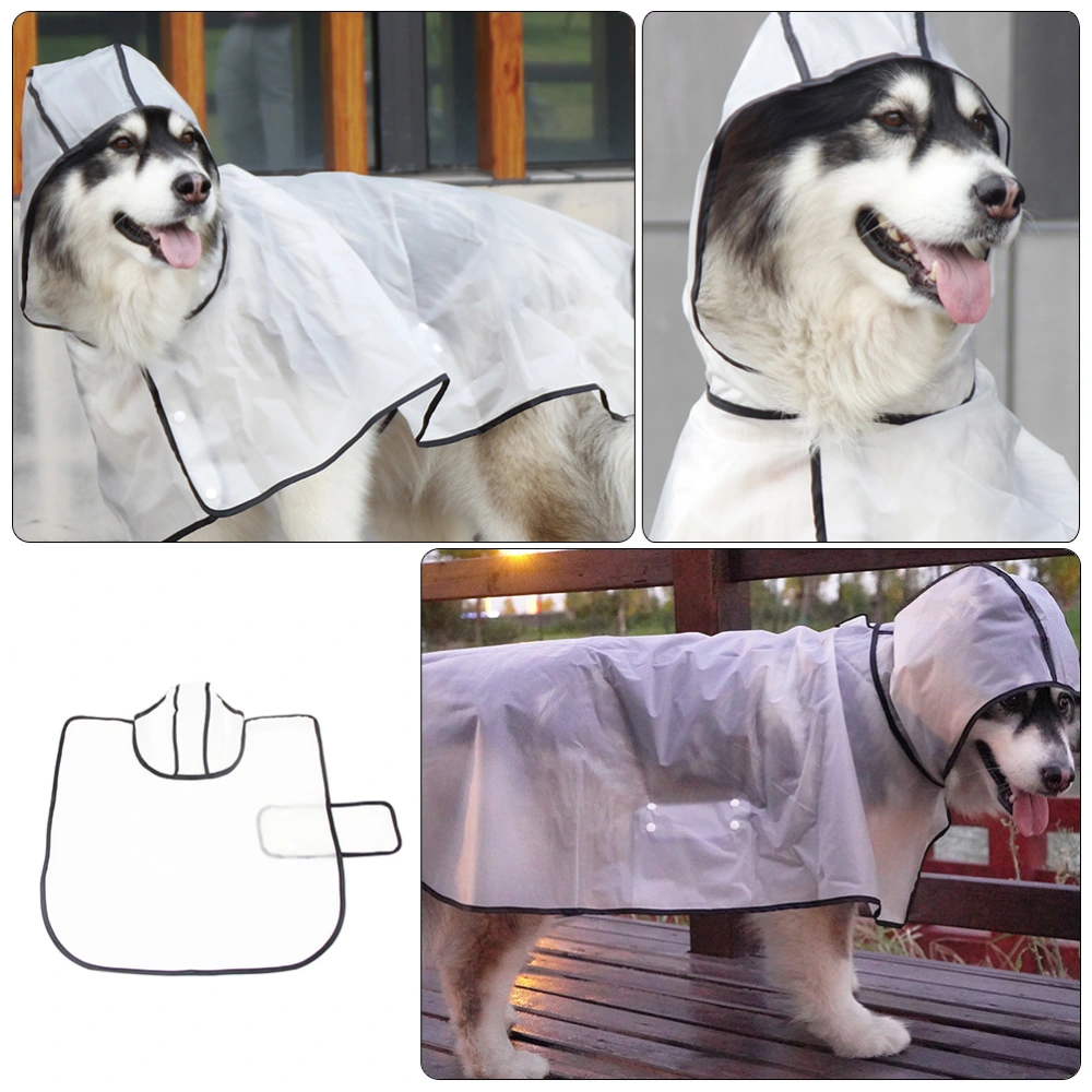 1pc Outdoor Dog Raincoat Pet Rain Coat Waterproof Pet Big Dog Rainwear