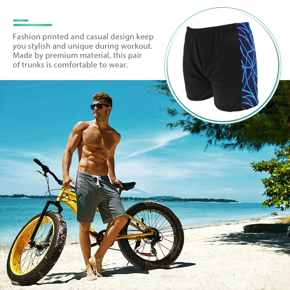 1 Pair of Men Beach Shorts Summer Fashion Casual Beach Shorts Swimming Trunks