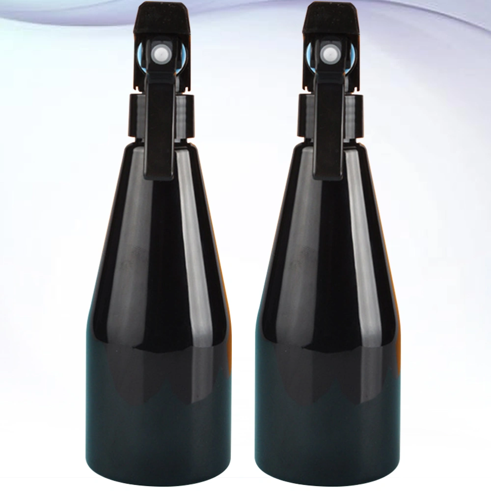 2pcs Black 250ml Empty Spray Bottle Plastic Water Sprayer Superfine Mist Atomizer Tool Multifunctional Refillable Dispenser for Salon Garden Cosmetic