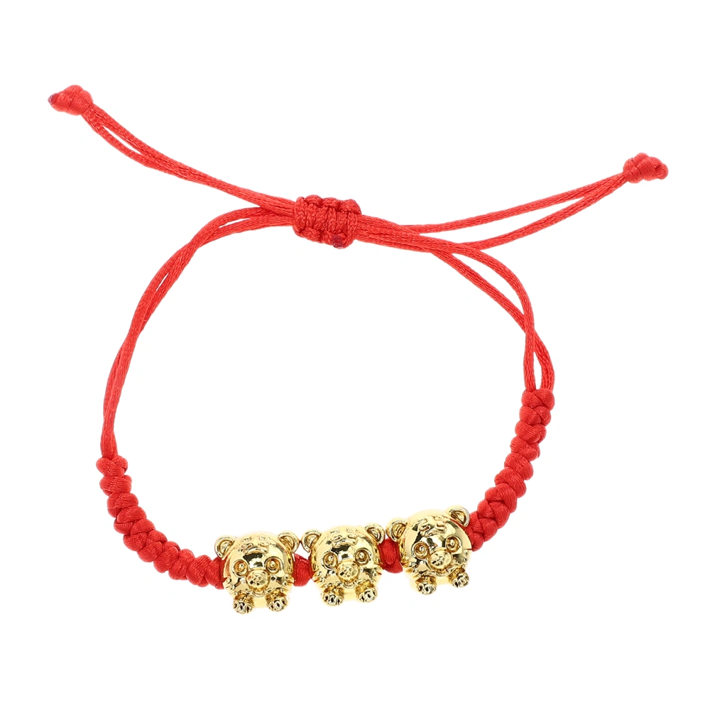 Tiger Year Red String Bracelet Red Knot String Bracelet Amulet For Protection