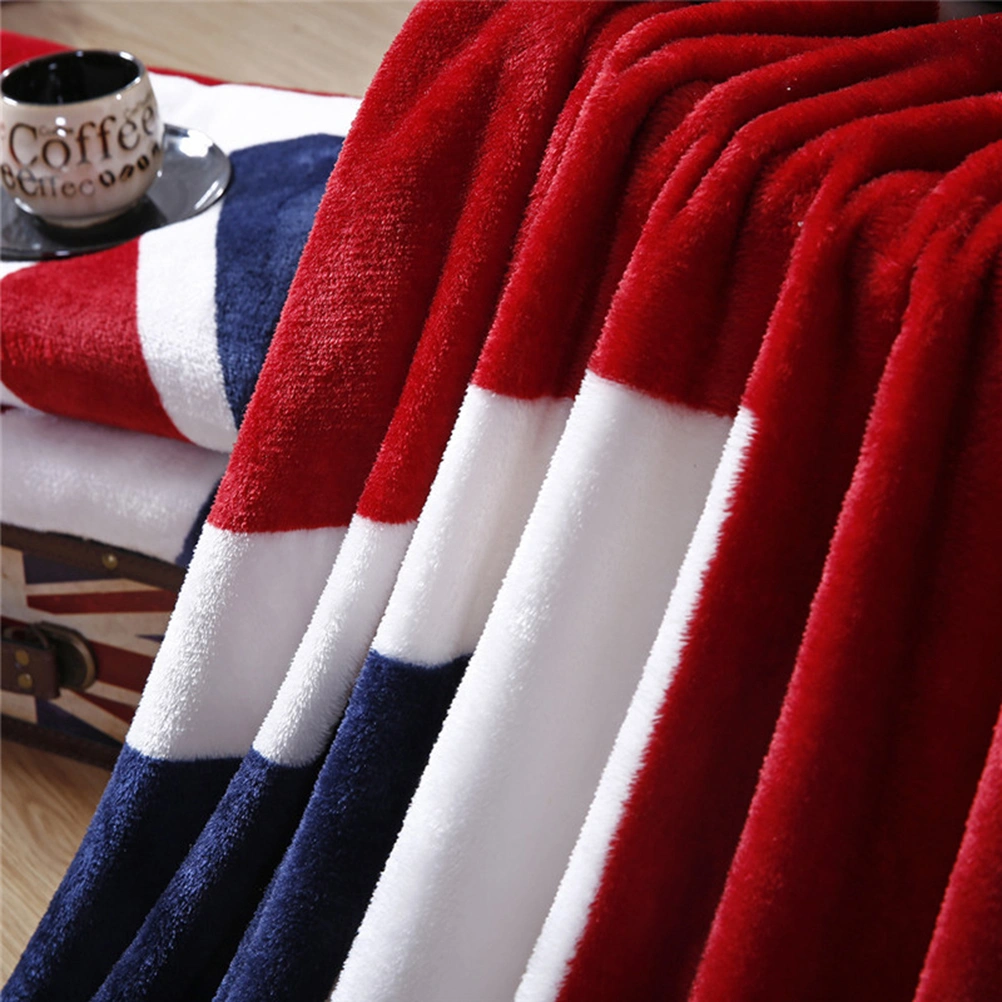 150x200cm Flag Blankets Lightweight Flannel Blanket Warm Bed Couch Blanket for Home and Travel (US Flag)