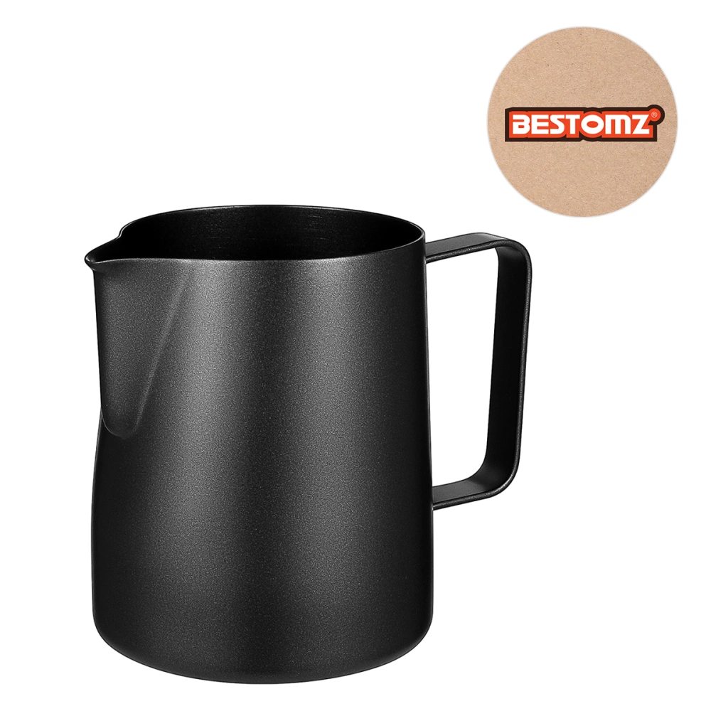 BESTOMZ Espresso Coffee Milk Frothing Pitcher Stainless Steel Creamer Macchiato Cappuccino Latte Art Making Pitcher Cups Perfect Christmas Gift for Your Family and Friends