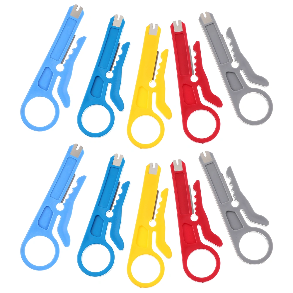 15pcs Network Wire Stripper Mini Wire Stripper Wire Stripping Tool Wire Cutter