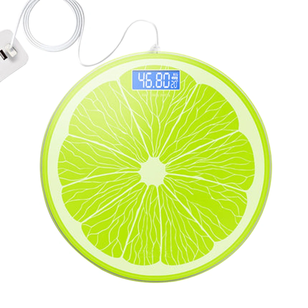 Household Lemon USB Rechargeable Digital Precision Measurements Weight Scale