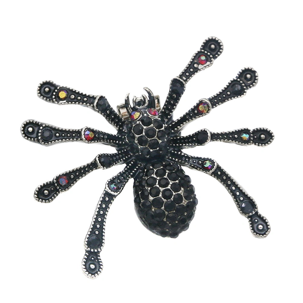 1pc Rhinestone Spider Shoes Clip Buckle Women Girl Decorative High Heel Accessories