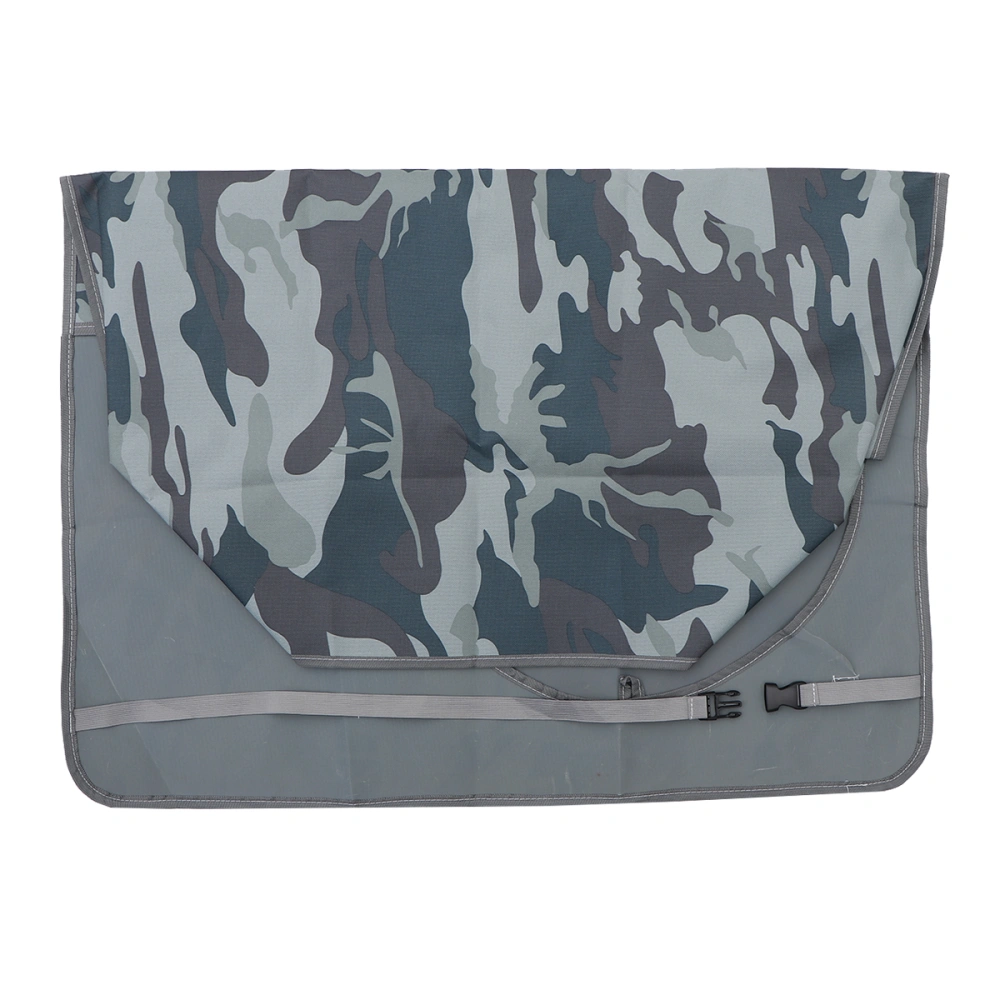 Outdoor Air Conditioner Unit Cover Sun Dust Protection Cover Fabric Shield 74x54x26cm(Camouflage Grey)