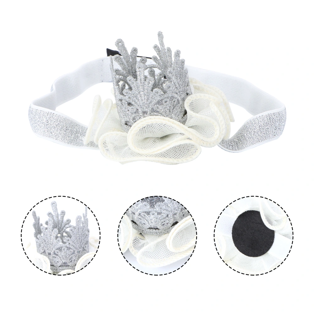 Toddler Lace Hairband Kids Headband Lace Crown Headdress Infant Photo Prop