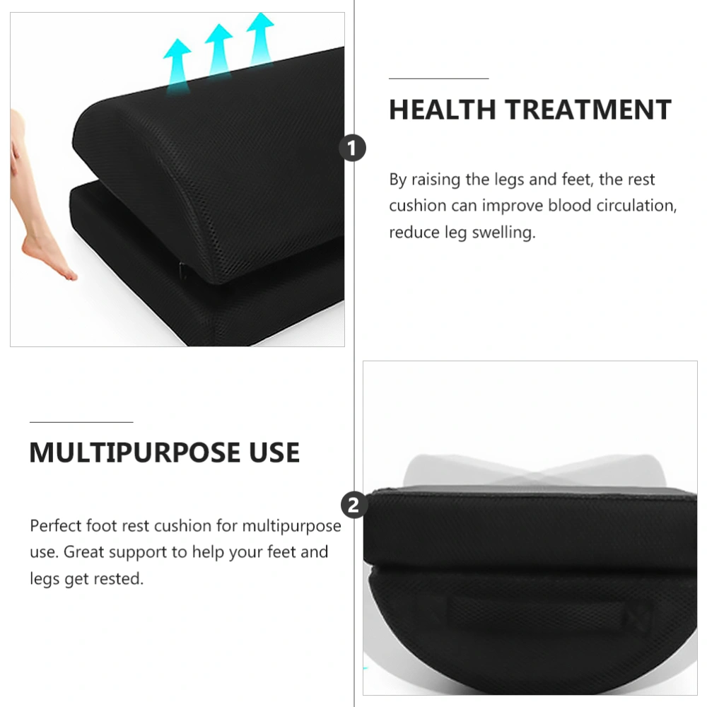 Comfortable Foot Pillow Semi-cylindrical Foot Rest Pad Foot Relax Cushion