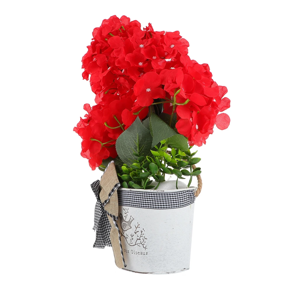 1pc Flower Simulation Decor Flower Bonsai Hanging Adorn Simulated Flower Bonsai