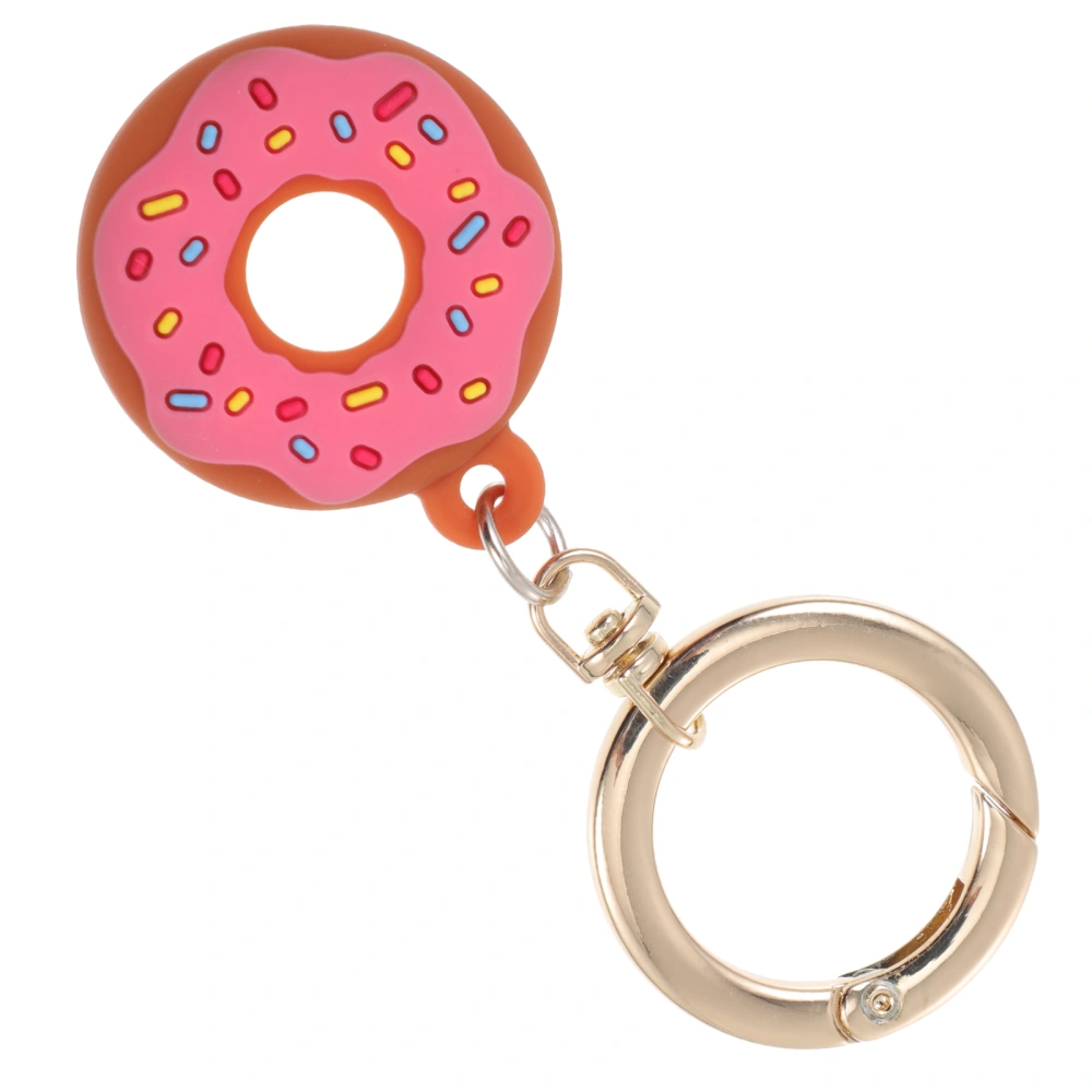 1Pc Adorable Doughnut Shape Designed Protective Case Compatible for Airtag