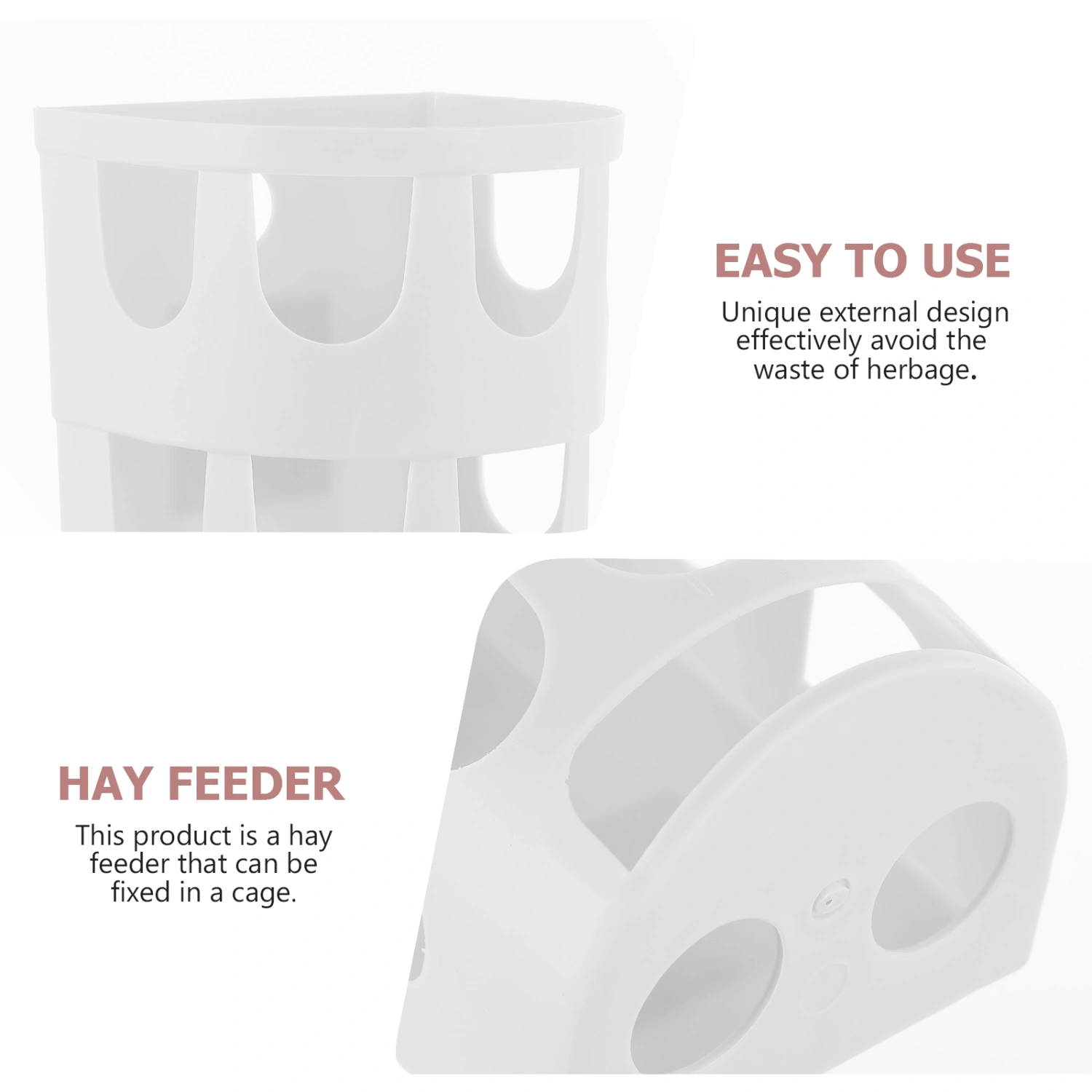Rabbit Hay Holder Hanging Hay Holder Guinea Pig Food Container Hay Rack for Bunny