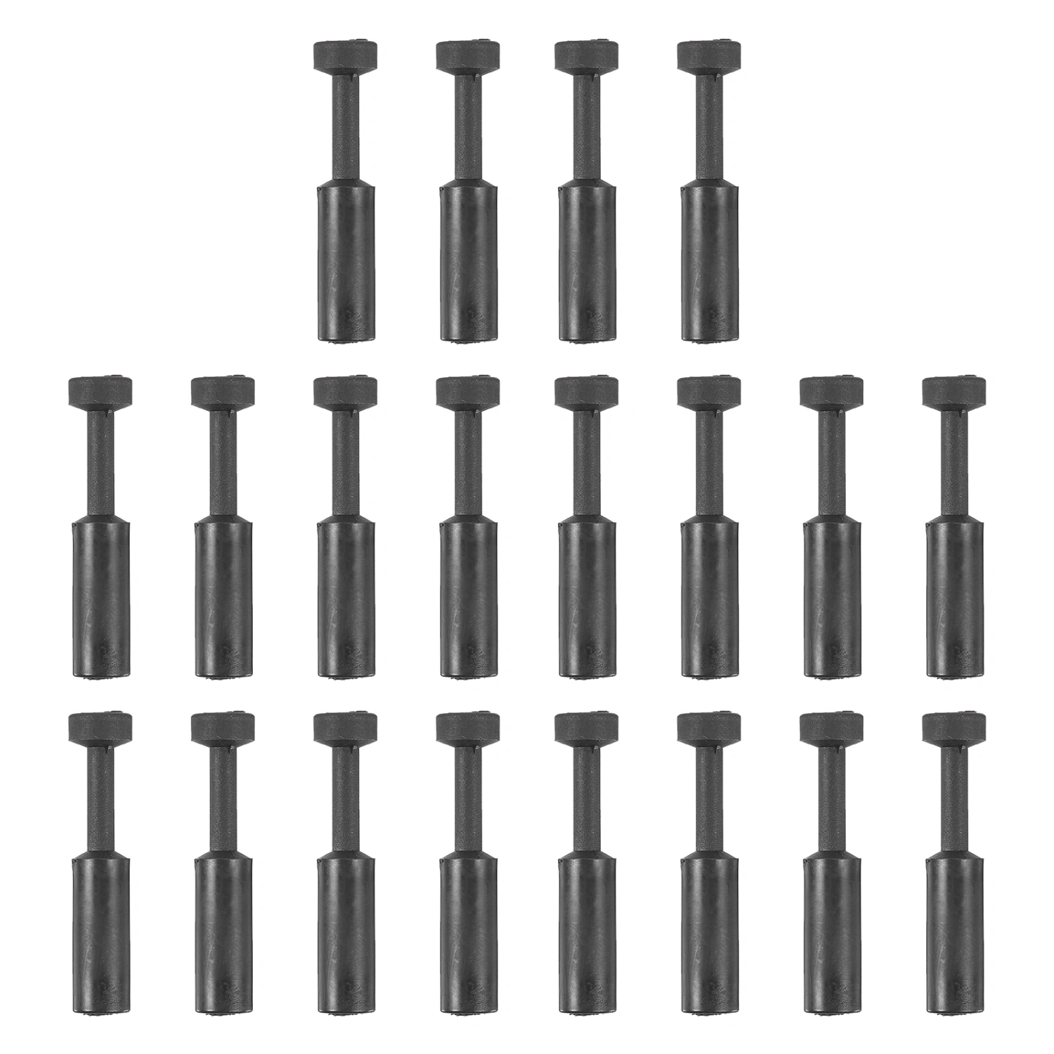 20pcs 1/4 Inch Pneumatic Connector Air Line Quick Fitting Joint Adapter
