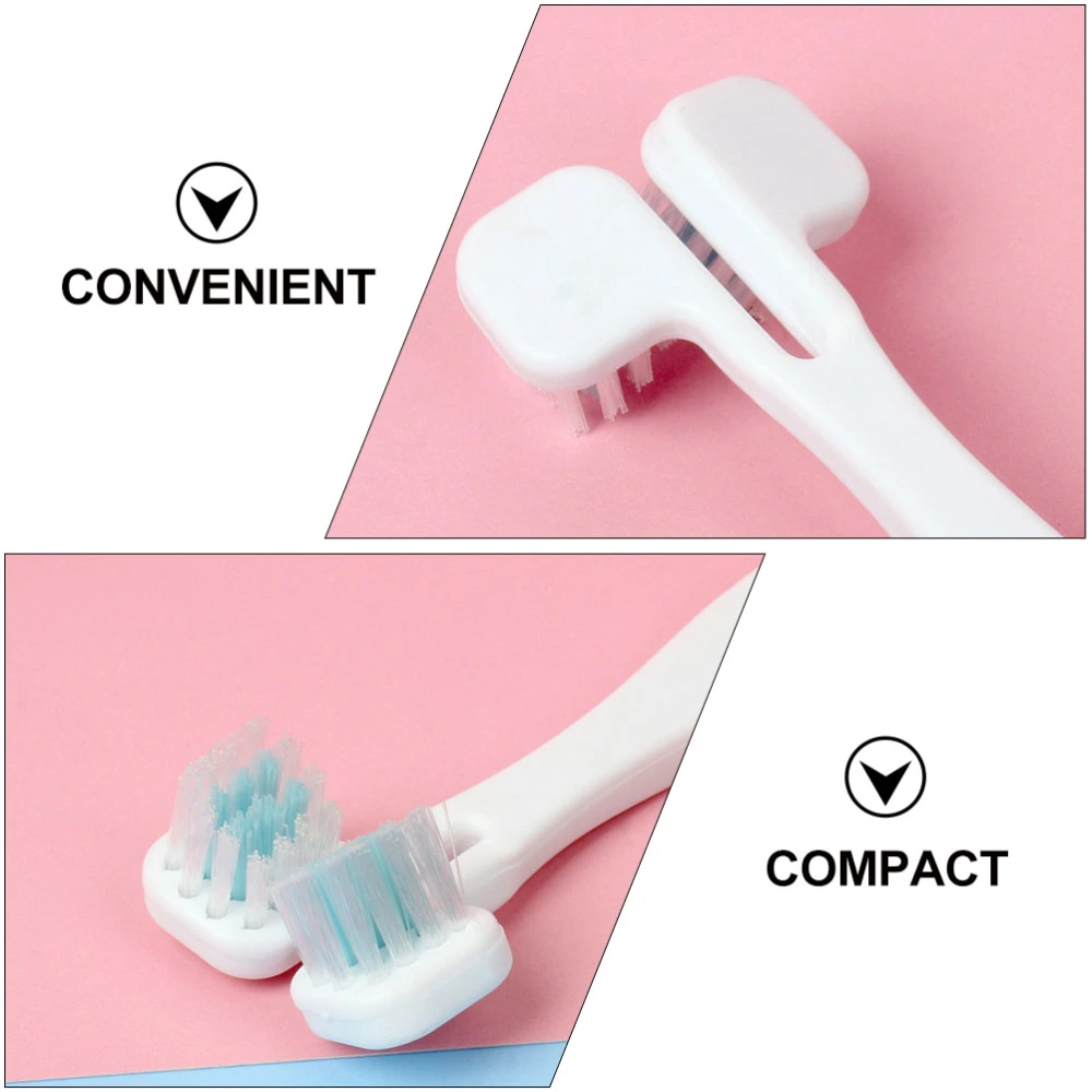 8Pcs Household Dog Toothbrushes Comfortable Cat Toothbrushes Convenient Tooth Brushes