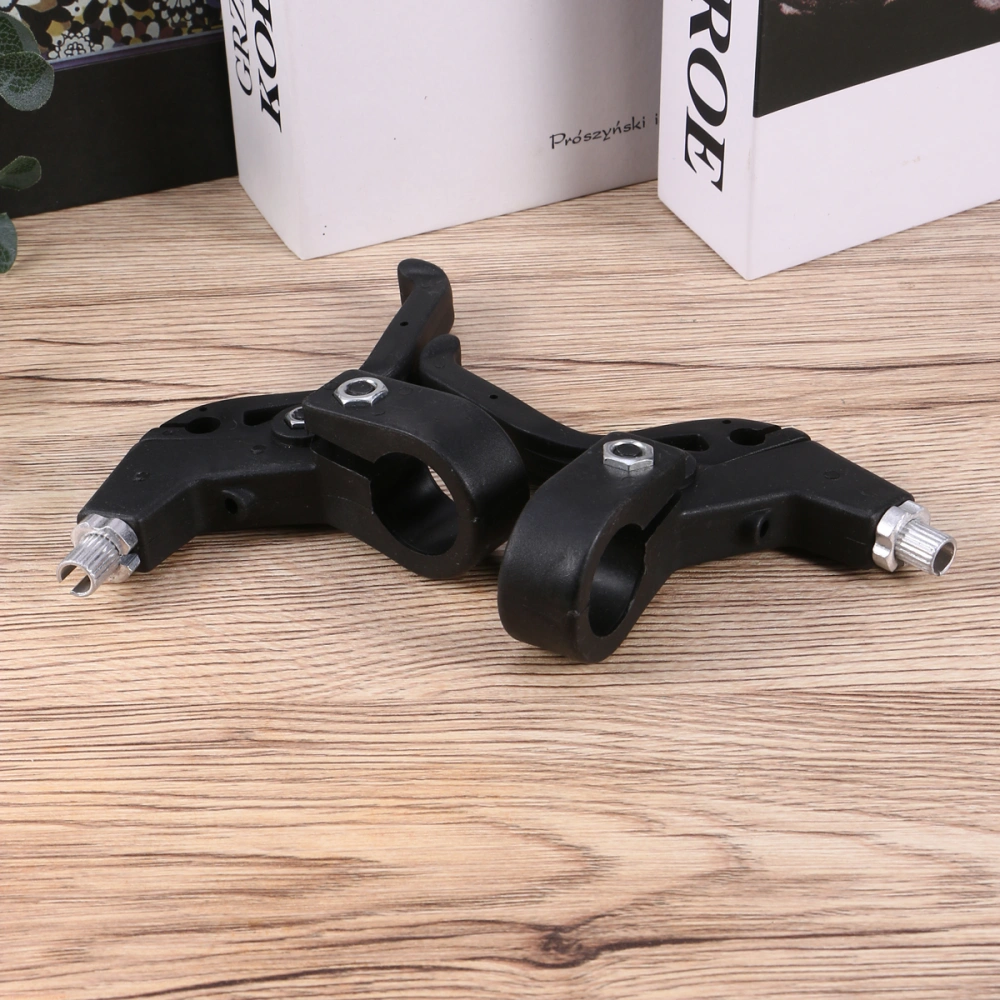 1 Pair Brake Handle Cover Bike Brakes Cycling Parts Children Brake Levers Suitable for 2.2cm Diameter Handlebar (Black)