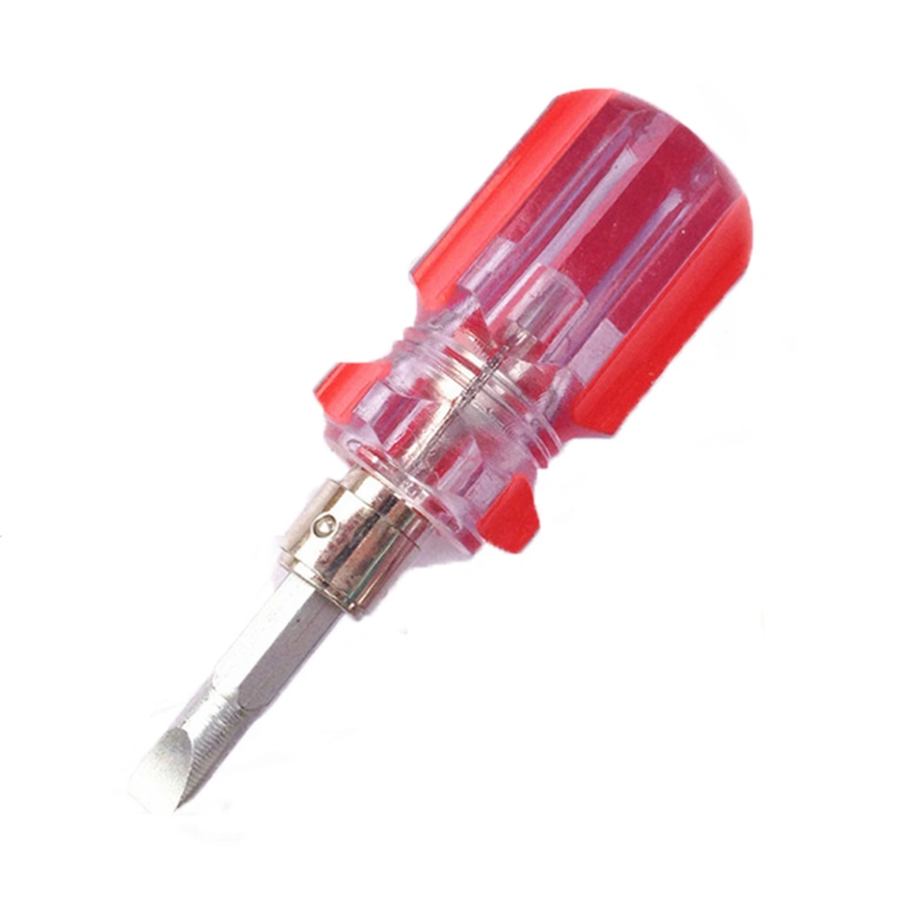 Cross Head Flat Head Type Dual-purpose Telescopic Screwdriver Ratchet Screwdriver Manual Tools