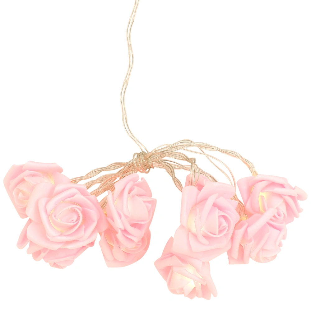 1 Pc Lights String Roses Design Hanging Lights Decor Home Lights (20 Lamp Beads)