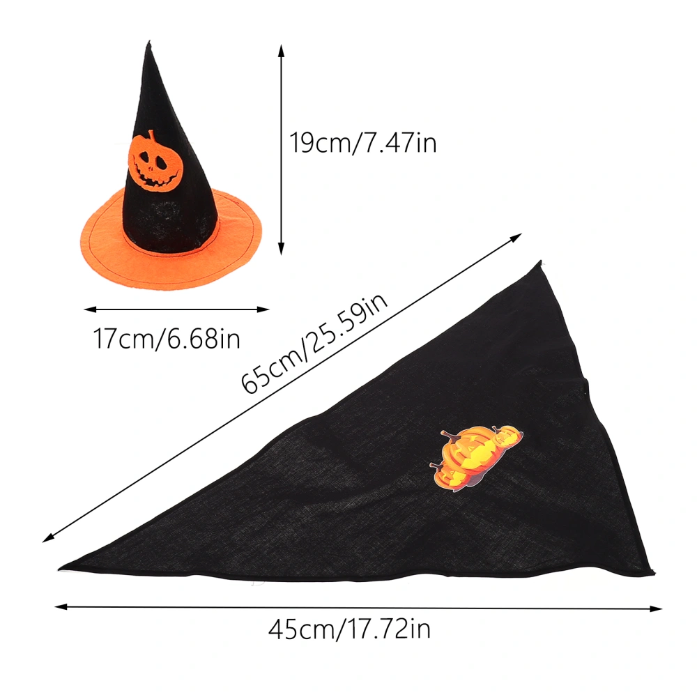 1 Set Halloween Themed Hats Adorable Neckerchiefs Pet Supplies for Pets