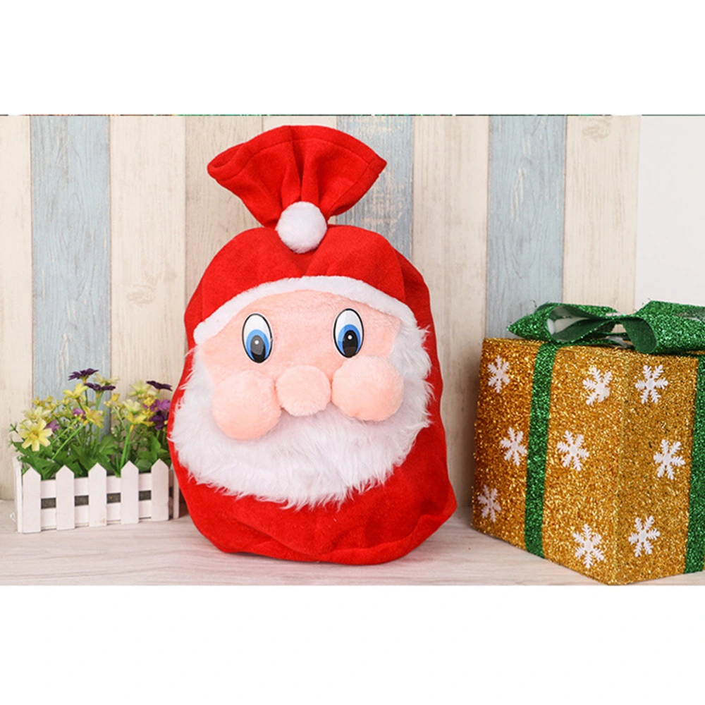 50x37cm Christmas Decorations Elderly Backpack Gift Bag High-grade Pleuche Gift Bag Large Candy Gift Bag