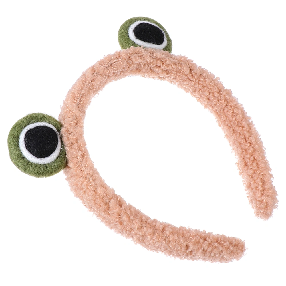 Cartoon Felt Frogs Eyes Headbands Animals Theme Hair Child Hair Accessories