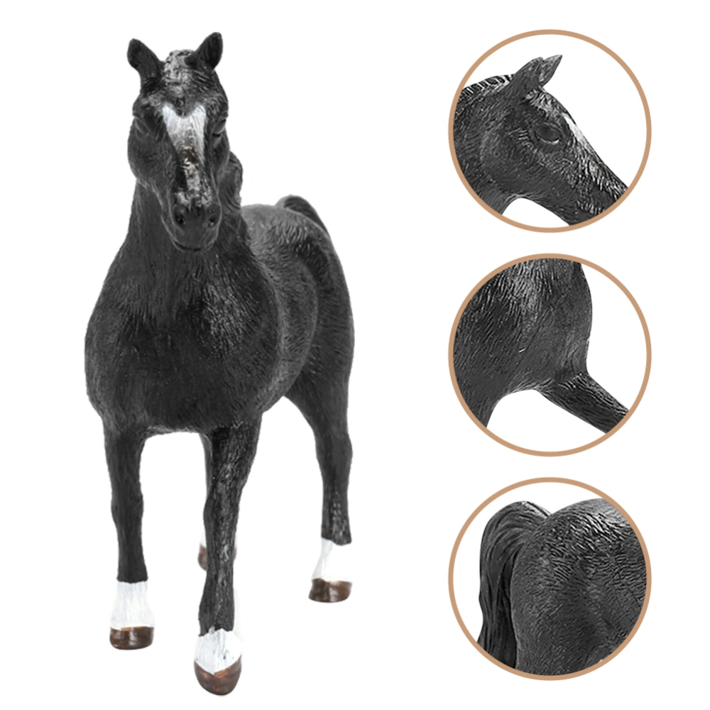 Lifelike Horse Model Simulation Horse Adornment Children Wild Animals Model