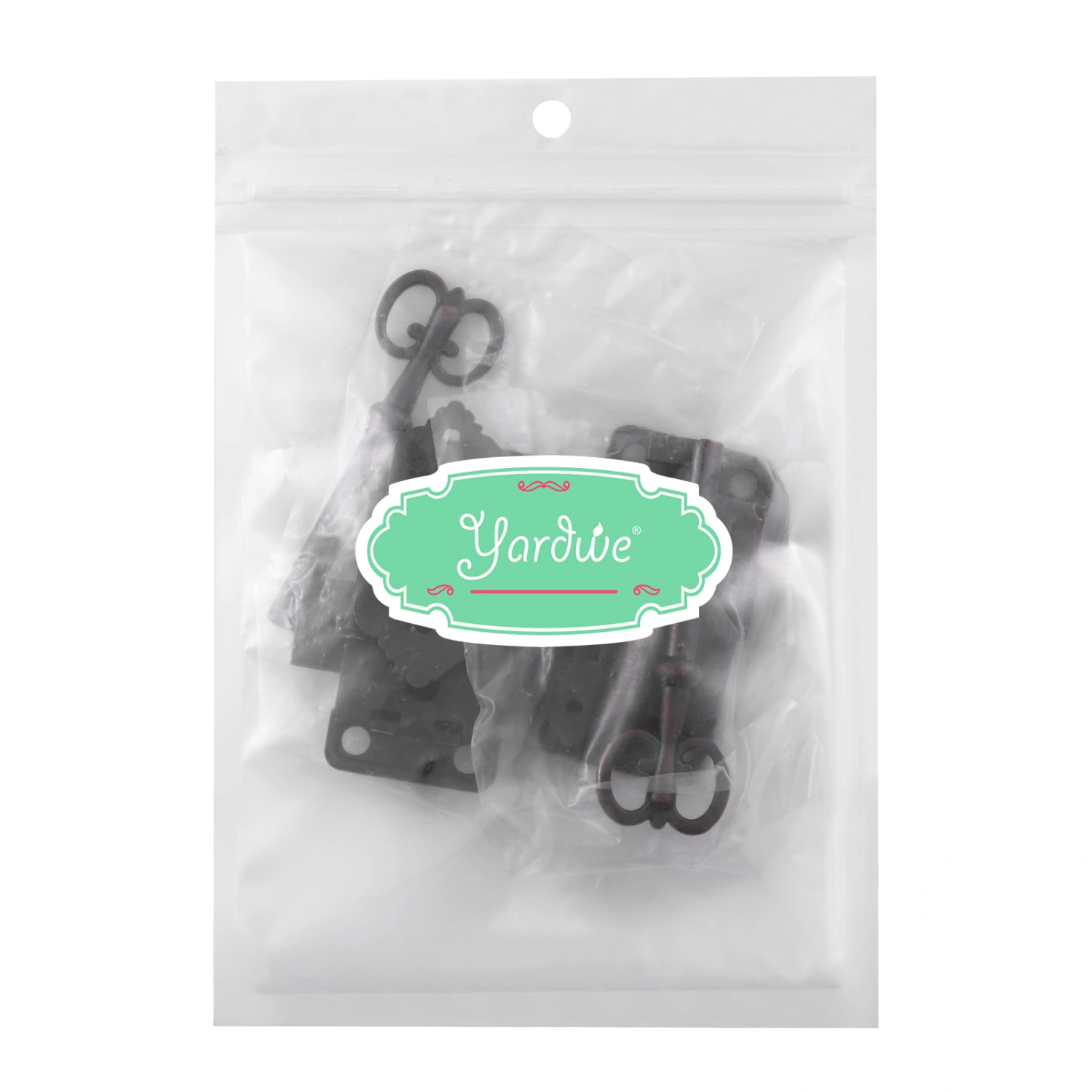 Yardwe 2pcs Retro Cabinet Locks Antique Jewelry Box Latches Decorative Locks