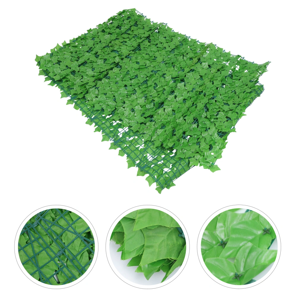 1PC 3 Meters Artificial Leaf Hedge Roll Privacy Fence Hedging Wall Cover