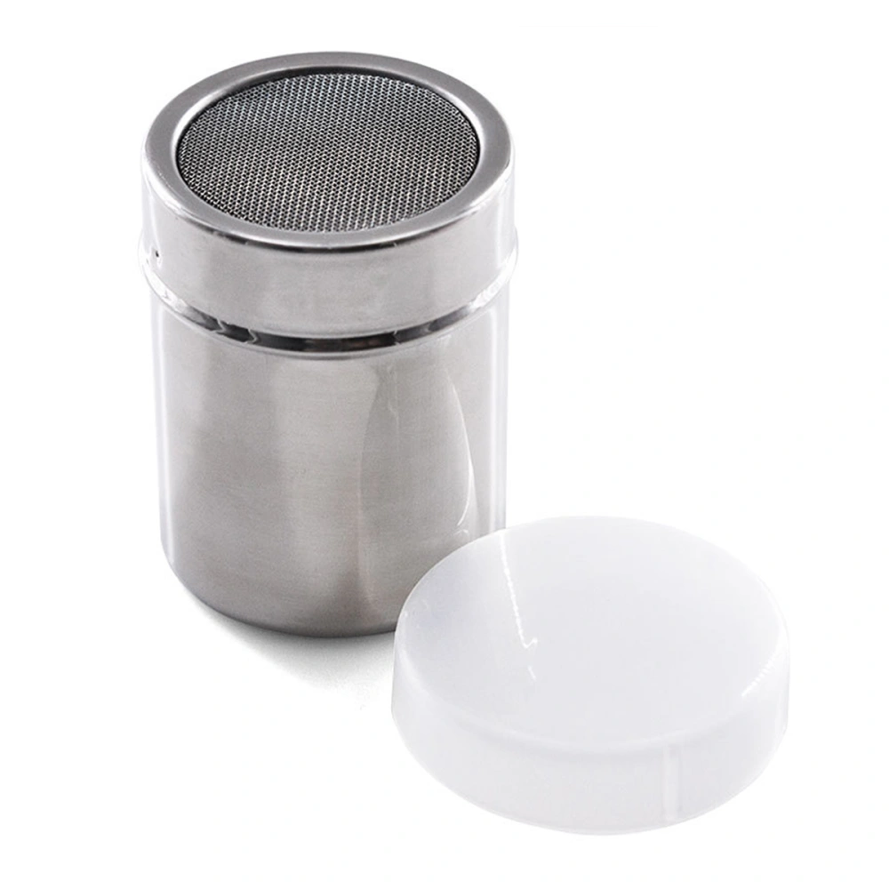 3PCS Stainless Steel Seasoning Shaker Chocolate Shaker Pepper Sugar Powder Cocoa Flour Cooking Tools Size S