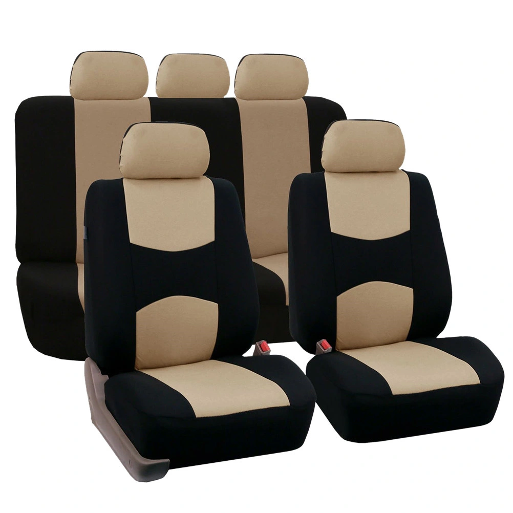 2 Pcs Car Seat Covers Non-Slip Auto Seat Protector Universal Fit Interior Cover(Red)
