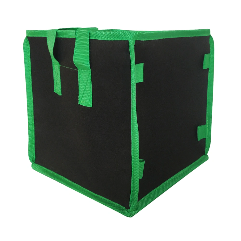 Nonwovens Planting Pouch Square Planting Bag Plant Growing Bag for Planting Use (4 Gallon, 25x25x25cm)