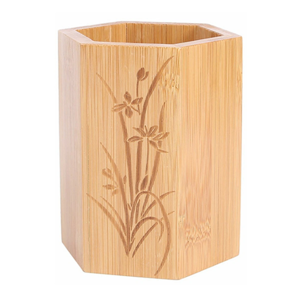 Kitchen Utensil Holder Organizer Natural Bamboo Utensil Holder Chopsticks Cutlery Organizer