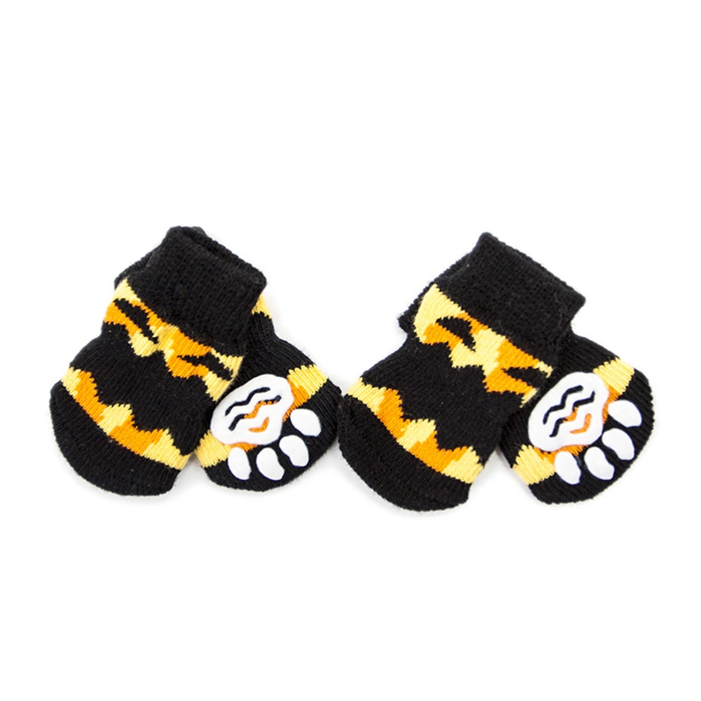 Pet Cotton Socks Dog Cotton Socks Pumpkin Cotton Socks Halloween Decoration Socks L